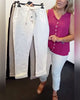 Fashion Solid Colour Pants with Button and Slim Pocket