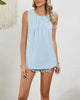 Casual Solid-Colour Crew Neck Vest