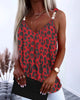 Leopard-Print V-Neck Tank Top