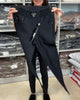 Elegant Solid Colour Stretch Pants
