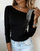 Long-Sleeve Print Top