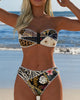 Colour-Block Bralette Bikini