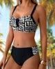 Stylishly Printed Two-Piece Bikini