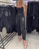 Fashionable Harem Pants with Lace Embroidery