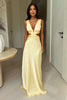 Maria - Deep V-Neck Sleeveless Maxi Dress