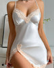 Solid Colour Nightgown with Straps