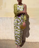 Printed Sleeveless Dress & Coat Set