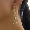 Luxury Spiral Earrings | Gold