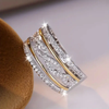 Sparkling Braided Zirconia Ring