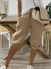 Calypso | Cropped Drawstring Pants