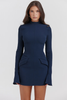 Zevuri | Knitted Bodycon Mini Dress with Pocket