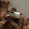Sparkling Gold Inlay Ring