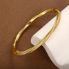 Elegant Double-Row Gold Crystal Bracelet