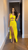 Zikora | Maxi dress with cut-outs and one-shoulder slit