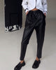 Slim Fit Faux Leather Pants