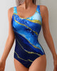 Ombré Print One-Piece Swimsuit