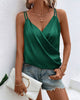 Elegant Double-Strap Solid Camisole