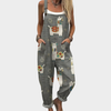 Amélie | Grey Llama Boho Jumpsuit
