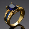 Blue Horizon Gold Ring