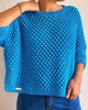 Loose Solid Colour Crew-Neck Sweater