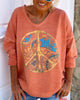 Orange Print Top