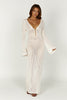 Claire - Elegant White Maxi Dress