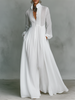 Alisa | Minimalist linen maxi dres