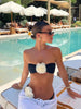 Jayda ™ | Bandeau Bikini with Rose Detail