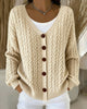 Chunky Knit Long-Sleeve Cardigan