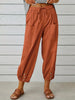 Luciane | Drawstring Pants with Button Detail for Women