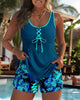 Ribbed Tankini with Boyshorts