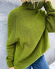 Turtleneck Pullover in Solid Colour
