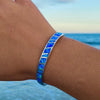 Blue Opal & Silver Bracelet