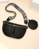 Leather Saddle Crossbody Bag
