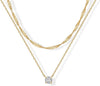 Double Splendor Necklace | Gold
