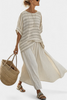 Westlyn | Striped Bamboo Top & Linen Pants