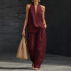 Ainhoa | Two-Piece Linen-Textured Set