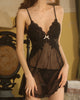 Backless Thin-Strap Nightie Dress Set