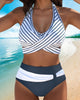 Sexy Striped Choker Bikini