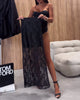 Sexy Cut-Out Lace Skirt
