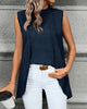 Elegant Solid Sleeveless Top
