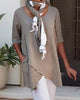 Casual Solid Colour Top