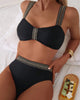 Two-Piece Printed Push-Up Swimsuit