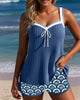 Strapless Swimsuit with Boyshort Bottom