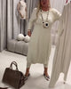 Casual Solid Colour Long-Sleeve Jumpsuit