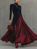 Cara | Velvet & Satin Gown