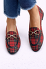 Rowan | Gold Check Moccasins