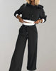 Nina | Hoodie & Wide-Leg Pants Two-Piece Set