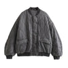 Swara | Grey Oversized Trendy Bomber Jacket for Women