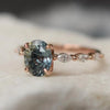 Vintage Rose Gold Sapphire Ring